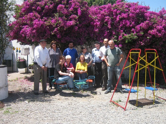 Alumnos y profesora de euskera en San José, Uruguay